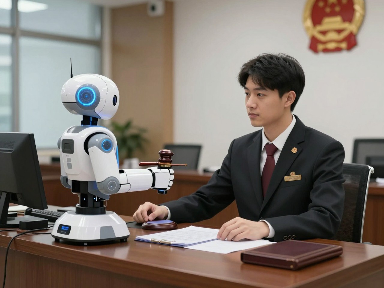 The Shenzhen court uses AI